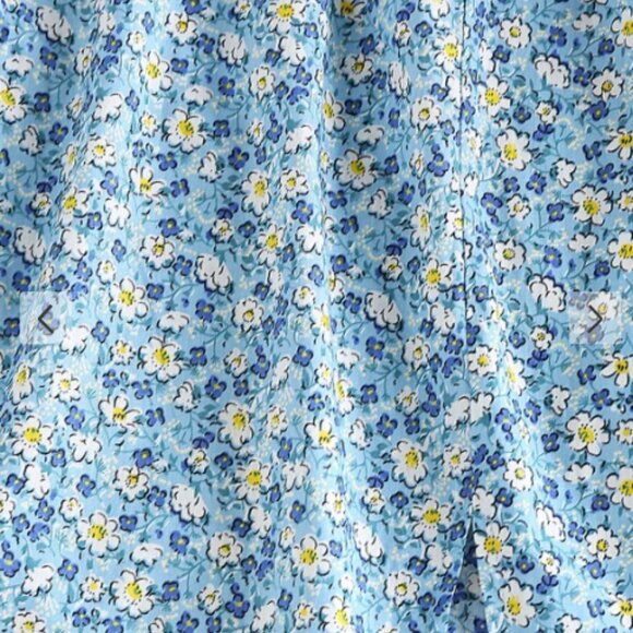 NWT Bohemian Ditsy Print Cinched Mini Sundress - Picture 10 of 10